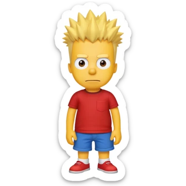 the simpsons, Different every character, only one at a time. sticker