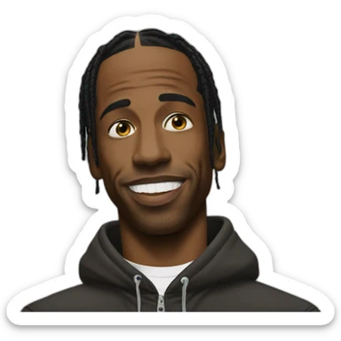 travis scott highest in the room sticker