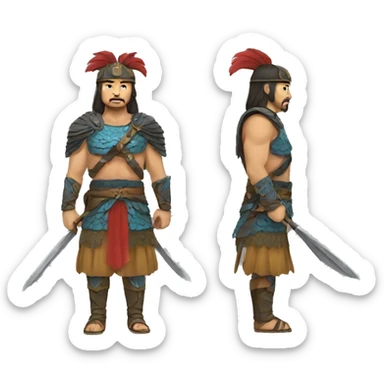 Turkic warrior sticker