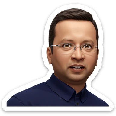 realistic portrait of a boy sticker