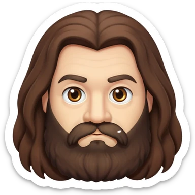 Hagrid from Harry Potter sticker