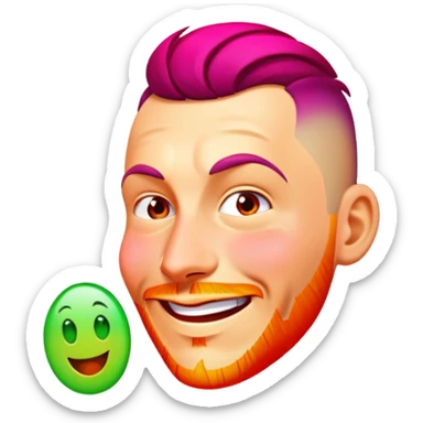 Animated character sticker