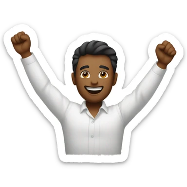 Manos celebrando  sticker