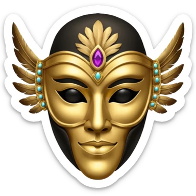 DJ Claptone mask sticker
