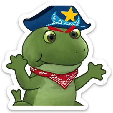 . Cow spinin sticker