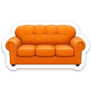 sofa from the TV series Friends sticker
