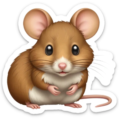 field mouse sticker