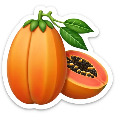 Papaya sticker