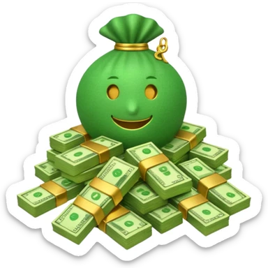 Make Money Bank Emoji sticker