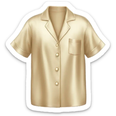 Silk beige pyjama  sticker