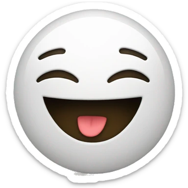 show only a smiley face with the expression exited during a cdemic learning course sticker