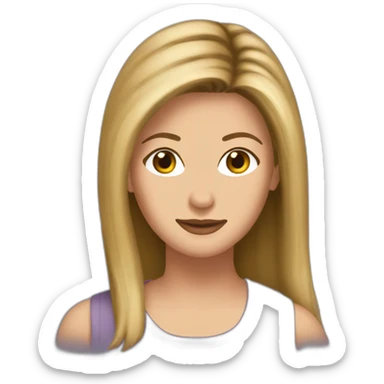 Rachel green in friends sticker