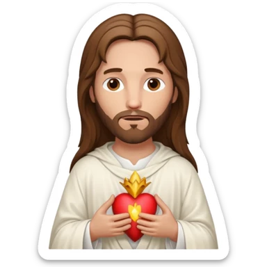 Catholic Sacred heart  sticker