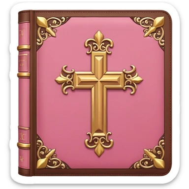 pink bible sticker