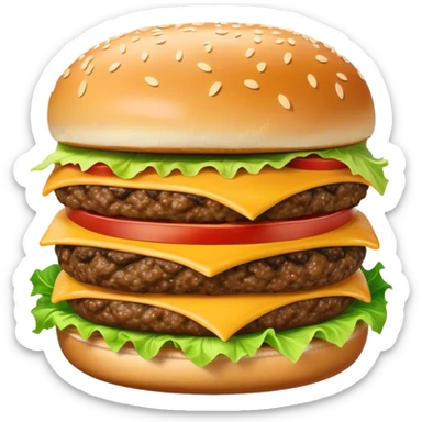 Baseball team of presidents on top of cheeseburger sticker