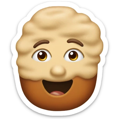 A baked bean sticker