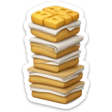 Stuff stacked sticker