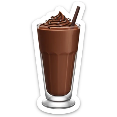chocolate smoothie show sticker
