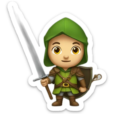 robin hood sticker