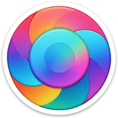 create a full circle for numarics background sticker