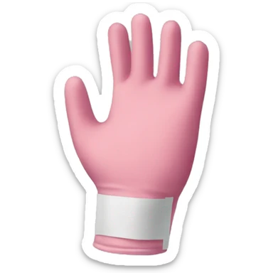 Surgical gloves sticker