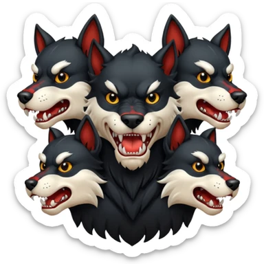 cerberus mythological creatures sticker