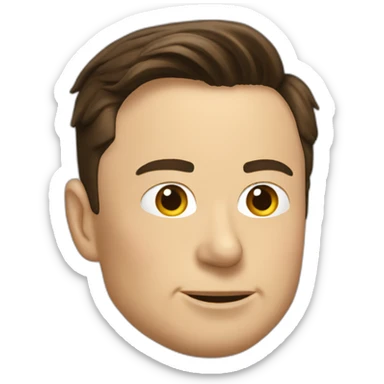 Elon musk middle fin sticker