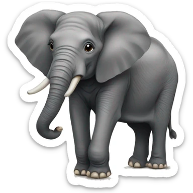 African Elephant sticker