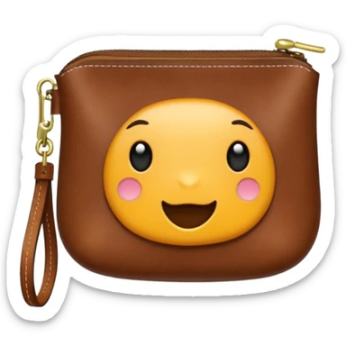 Coin purse – small  zipper or clasp. sticker