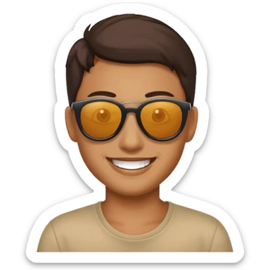 make a vegas emoji simpke face  sticker