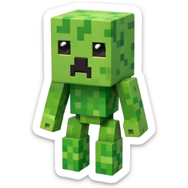 Minecraft creeper sticker