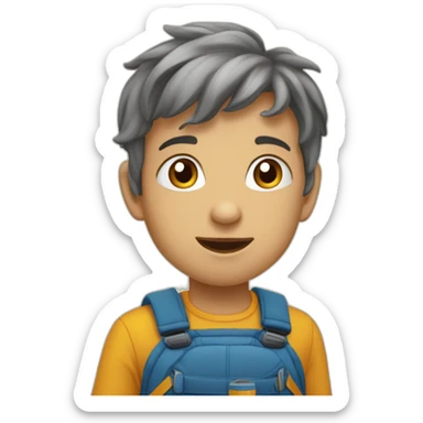 Enfant qui parle trop et qui est énervant  sticker