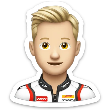Kevin Magnussen from formula 1 sticker