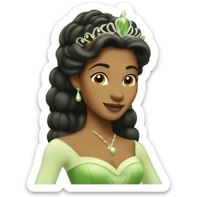 tiana princess sticker