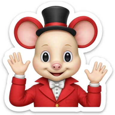 Luís Marques Mendes em figura de Topo Gigio sticker
