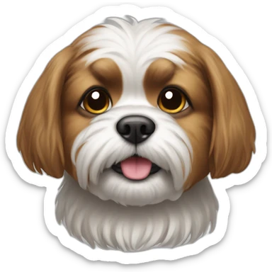 Dog shitzu sticker