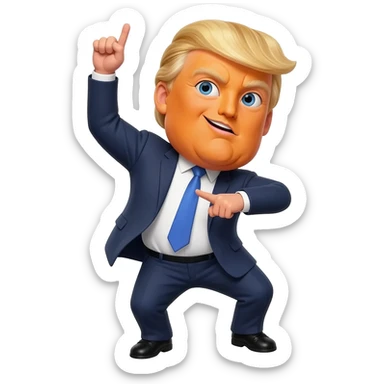 Trump Dance sticker
