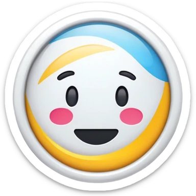 un sticker como un mensaje o indicación con texto dentro sticker