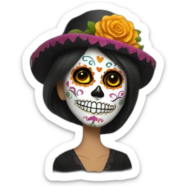 day of the dead sticker
