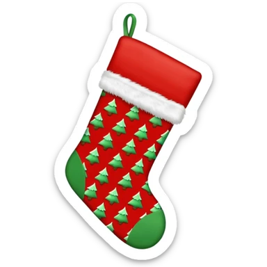 christmas sock  sticker