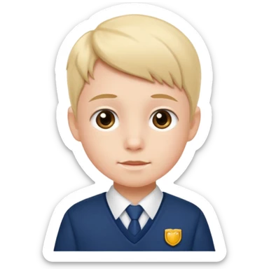 kid student School uniform sticker