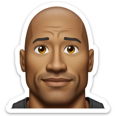 dwayne johnson sticker