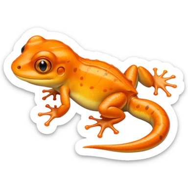 Newt, Amphibian. sticker