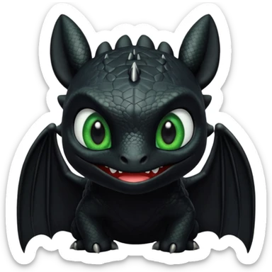 toothless sticker