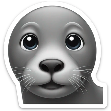 Seal with elephant nose sticker