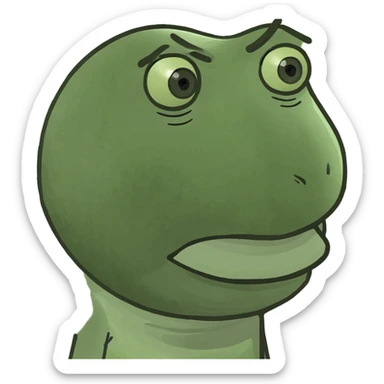 strawberry with pretty girl face sticker