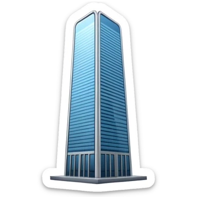modern skyscraper sticker