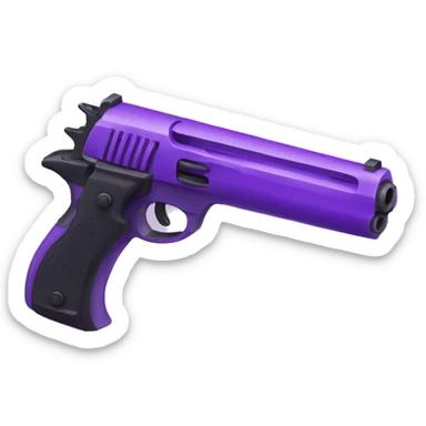purple Gun sticker
