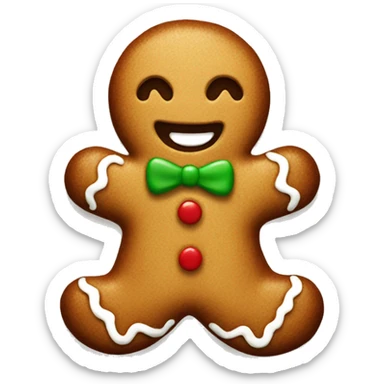 Gingerbread man  sticker