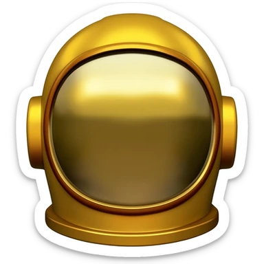 astronaut helmet sticker